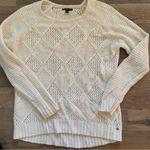 American Eagle  Outfitters Crème Crew Neck Knitted Pullover Sweater Size Large Photo 11