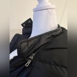 The Kooples Black Quilted Puffer Jacket with Hood Photo 10