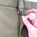 Everlane  The Fixed-Waist‎ Stretch Cotton Pant Olive Green Size 6 Photo 4