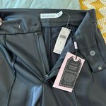 Avec Les Filles Black Leather Flare Pants  Photo 3