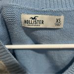 Hollister California Blue And White Sweater V-Neck Vest XS Photo 6