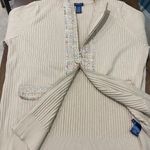 Doncaster  Collection Ribbed Cardigan Womens Plus Size 3W (3X) Embellished Fringe Photo 6