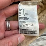 H&M Women's Twist Front Center Seam Long Sleeve Sweatshirt S SM Small Tan Brown Photo 9