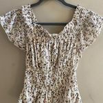 Abercrombie & Fitch  Off The Shoulder Smocked Waist Peplum Top Size Medium Photo 0