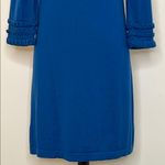 Etcetera  Blue Knee-Length Sweater Dress Size Medium Photo 3