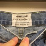 Free People One x OneTeaSpoon Bandits Button denim Shorts Size 29 Photo 5