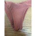 SAME Bikini SET Gold Chain Burnt Sienna Triangle Top Size S and bottoms Size M Photo 8