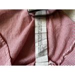 ZARA  Basic Women's Red Embroidered Blouse Sz XS 3/4Bell Sleeve Eyelet Boho Top Photo 7