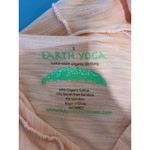 Earth Yoga hoodie size S apricot organic cotton and bamboo lightweight Orange Photo 3
