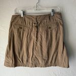 Athleta  Brown Khaki Active Skort‎ with Inner Shorts Size 4 Hiking Outdoor Photo 4