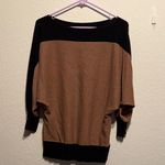 Christine Gerard Dusty Rose and Black Scoop Neck Dolman Sleeve Sweater Size M Size M Photo 6