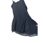 Vintage By Choice California Black Spaghetti Strap Mini Dress Size 3 Made in USA Photo 8