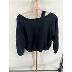 Oak + Fort black Sweatshirt Long Sleeve Size Small 60% Cotton Photo 8