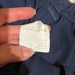 Carhartt Blue Cargo Pants Durable Scrubs with draw string Photo 1