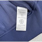 Athleta Jacket Women XL Captivate Chrome Blue Brooklyn Bomber Workout Athleisure Photo 7
