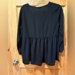 Mary Square V neckline and a gathered, peplum Photo 1