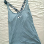Nike  Womens Blue Lightweight Open Back Running Tank Size Medium Photo 0