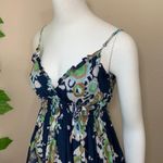 BCBG Maxazria Floral Blue Sun Dress Photo 14