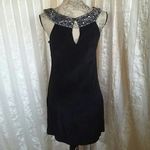 Hannah Jo Black Silk and Sequined Dress Photo 3