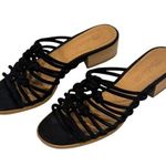Madewell Knotted Mule Sandals - Black Size 6.5 Photo 0