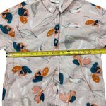 Rachel Zoe Women's M Pink Floral Button-Up Shirt Dress Spring Summer Linen Photo 3