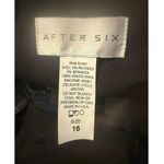 NWT After Six One Shoulder Spaghetti Strap Lux Velvet Maxi Dress Pockets 16 Blue Photo 6