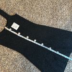 ZARA NWT Thread Dress Black Medium Sparkle Photo 4