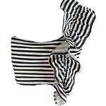 SheIn Mod stripe print ruffle one shoulder top Photo 0