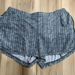 Athleta  Blue White Athletic Shorts Women’s Large Photo 0