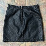 Forever 21 [] quilted leather skirt size small Photo 2