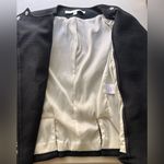 Veronica Beard  Jordan Collarless Moto Dickey Jacket Black Size 4 Coat Photo 8
