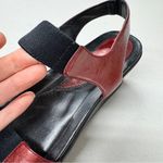 Dansko  Black Red Leather Strappy Wedge Sandals Women’s 9.5 Comfort Shoes Photo 7