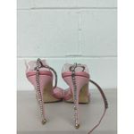 Stuart Weitzman NEW sz 9 pink crystal heels pointed closed clear toe pumps Photo 2
