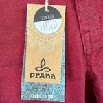 prAna  Kara Jean Red Berry Size 8 NEW With Tags Low Rise Fitted Pants Photo 7