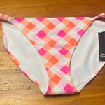 Cupshe  Pink and Orange Checkered Bikini Bottom Photo 0