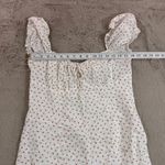 Princess Polly  Reuben Mini Dress White‎ Floral Ruffle Sleeves Tie Front Summer Photo 6