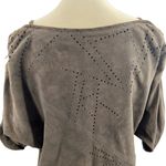 Whistles Leather Suede Zip Detail Dress Size 6 (US) Photo 6