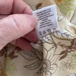 Madden NYC crop top blouse long sleeve square neck ties in back padded Sz large Photo 9