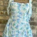 NWOT mini floral dress size M Blue Size M Photo 0