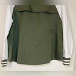 Hunter Target Olive Green White Varsity Swing Jacket Womens Size XL NEW Photo 11