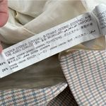 ZARA  double breasted blazer sz XL white pink blue Photo 8