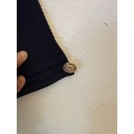 ZARA  Knit Navy Blue Mini Dress with‎ Gold Buttons Size M Photo 2