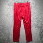 Rae Dunn Pajama Set Large MERRY Velour Jogger Cozy Red Christmas Holiday Plush Photo 8