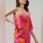 LOYO Boutique Shiny pink mai tai Barbie strapless romper Photo 5