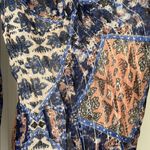 American Eagle Elegant Blue and Beige Infinity Scarf with hints of Shimmer Photo 1