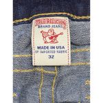 True Religion Women's Billy Low Rise Straight Dark Jeans Size 32x34 Photo 7