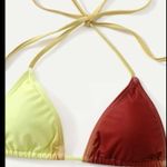 Boutique Red & Yellow, Ombre, Bikini Set Photo 3