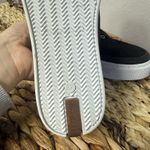 AllSaints Womens 37 Black Suede Slip On Platform Sneakers Casual Streetwear Shoe Size 6.5 Photo 6