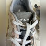 Vionic  Ayse Leather Textile Women's Pale Blush Lace Up Sneakers pink/Gray Sz 8 Photo 2