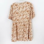 Noisy May  Animal Print Button Up Tiered Shift Dress Women's Size Large Photo 1